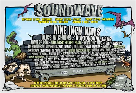 soundwave 2009 lineup|Soundwave (Australian music festival) .